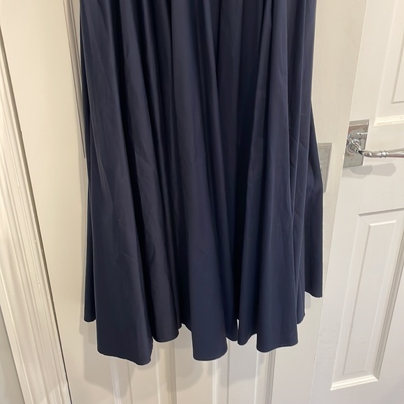 Jason Wu gathered midi navy dress - Picture 5 of 9